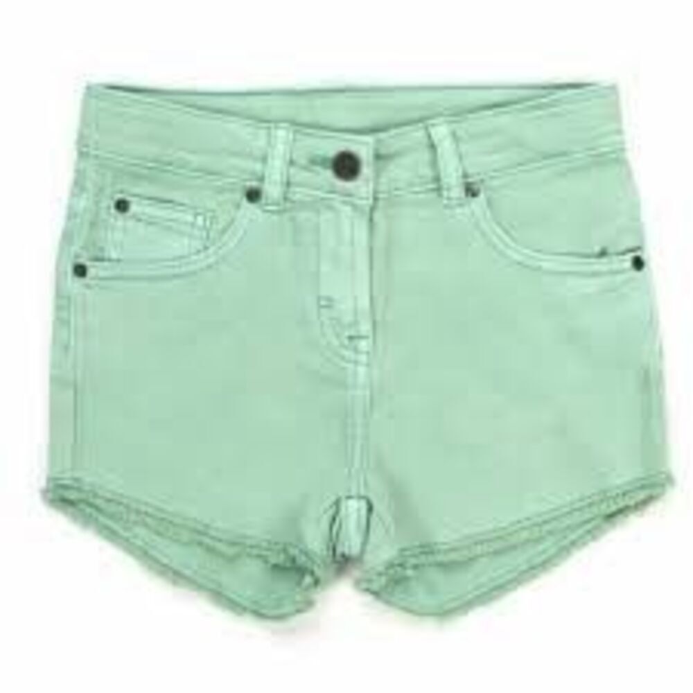 Stella McCartney Kids Girl Denim Mint Shorts.  Size 5